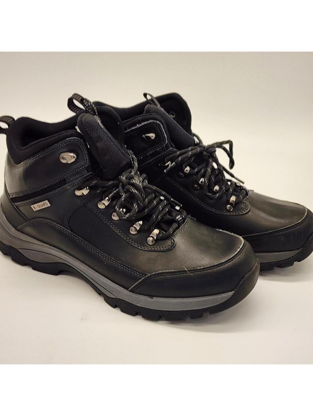 LKNW Khombu Summit Men’s Leather Hiking Tactical Outdoor Boots Black 10